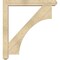 Ekena Millwork Westlake Craftsman Rough Sawn Bracket w/ Offset Brace, Douglas Fir, 6"W x 40"D x 44"H BKT0604X40X44WTL04RDF - alternate 4